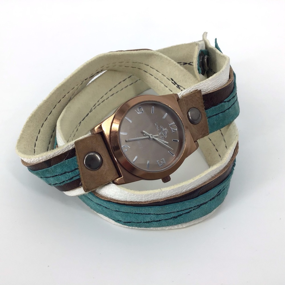 Kroc n Dial Funky & Fearless Leather Wrap Watch